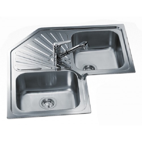 Chậu rửa Teka ANGULAR 2B S/ST 10118005